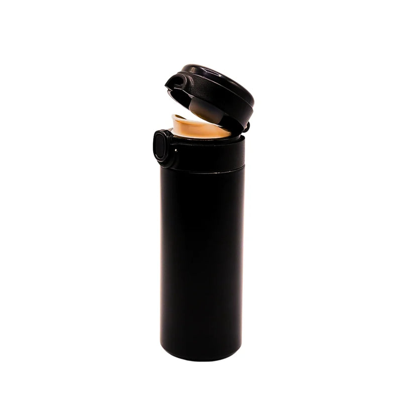 Garrafa Térmica 800ml Preta Garrafa para Café Garrafa para Chá Aço Inoxidável Portátil Tampa Elegante Alta Qualidade Bebidas