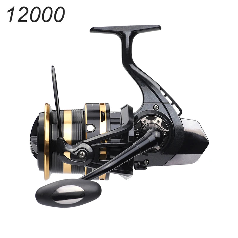 Linnhue grande molinete de pesca 8000 9000 10000 12000 14000 carretel arrastar 20kg carretel poderoso água salgada pesca em água doce