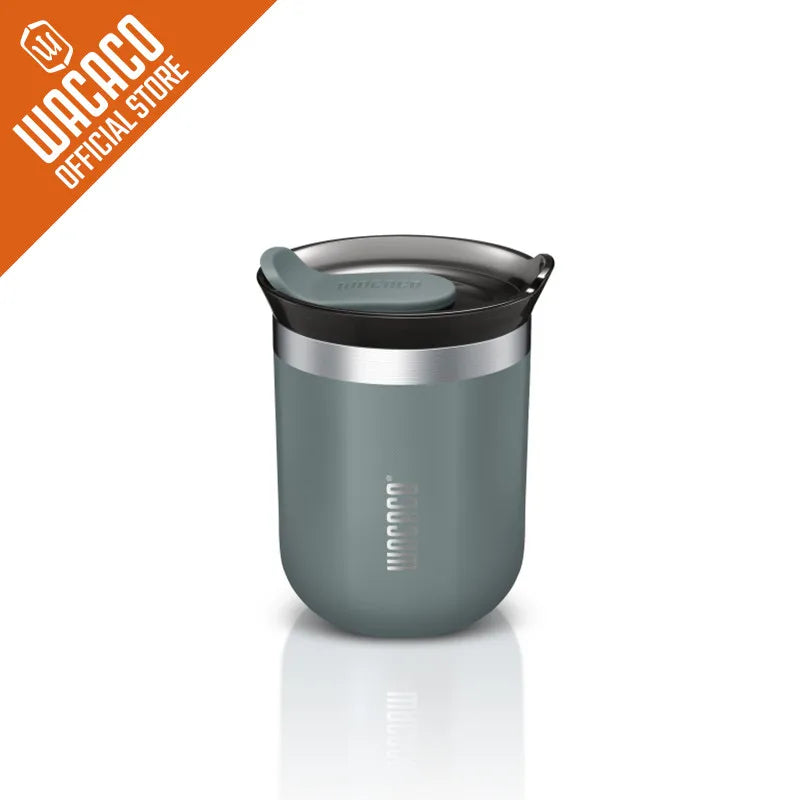 Caneca de café isolada a vácuo WACACO Octaroma, copo de viagem de aço inoxidável de parede dupla, 6/10/15 fl oz, térmico, presente de dia dos namorados