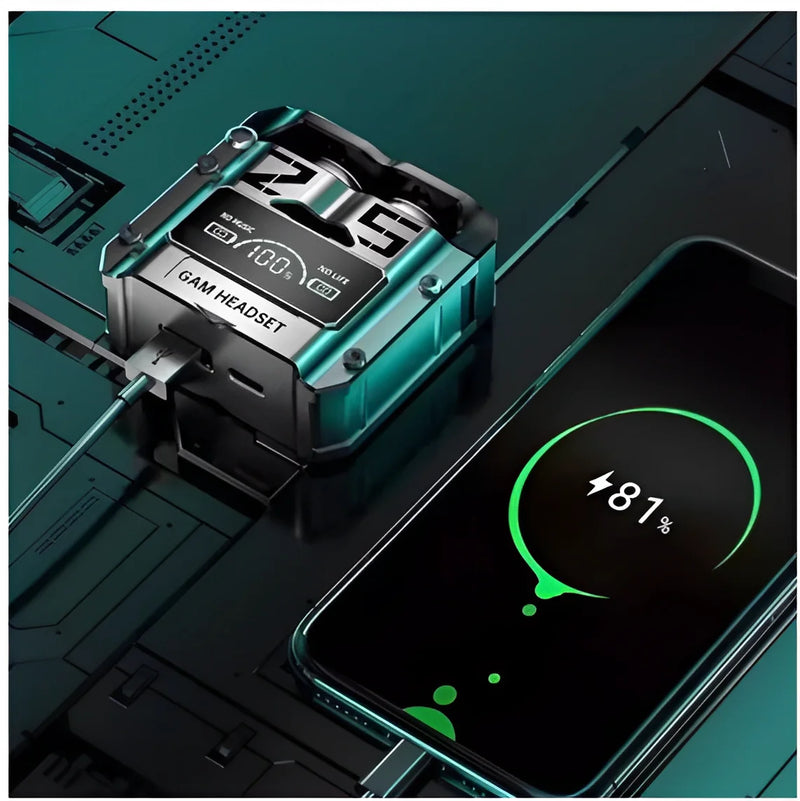Fone De Ouvido Sem Fio Bluetooth M25 TWS Com Controle De Toque Redução De Ruído Estéreo Para Jogos Microfone - Neverdie Store