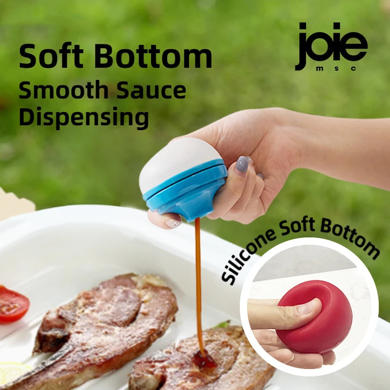 Joie portátil silicone squeeze garrafa salada molho recipientes de armazenamento pequeno mergulho condimento à prova de vazamento molho garrafa cozinha ferramenta