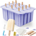 Novo verão vendas quentes ferramentas de sorvete com varas de madeira moldes de picolé de silicone personalizado mini molde de picolé de sorvete de silicone