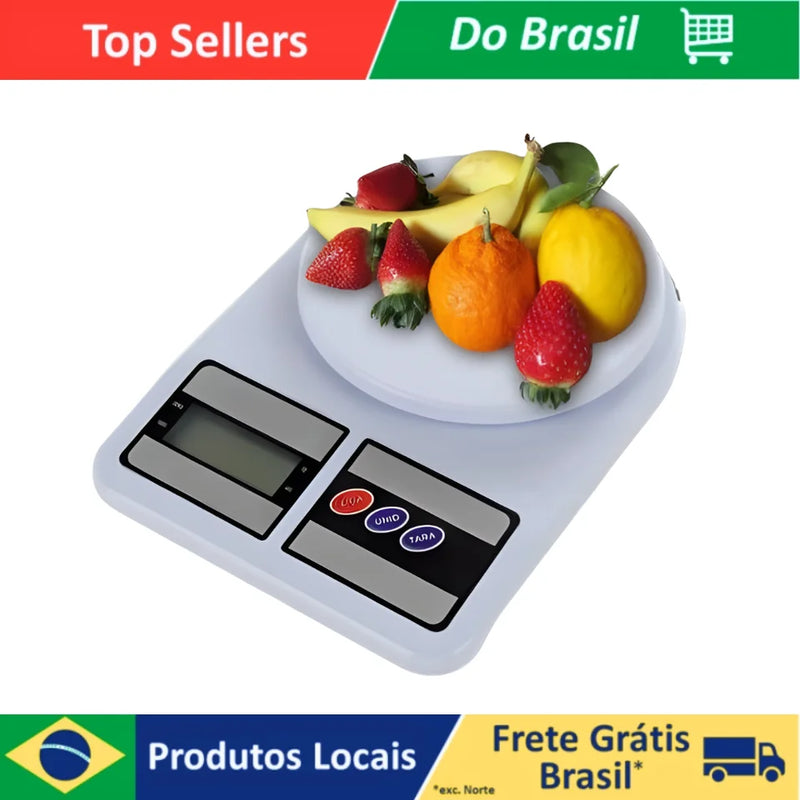 Balanca De Cozinha Digital Alta Precisao 10kg Balança