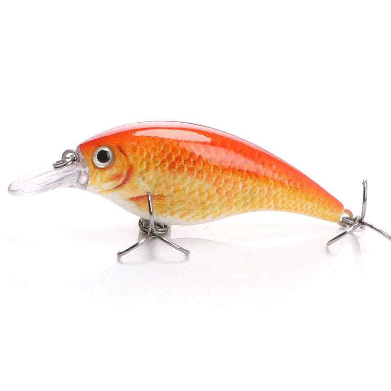 Trehoook 6cm 10g preto minnow truta iscas de pesca duro flutuante wobbler crankbait jerkbait artificial baixo truta isca de pesca