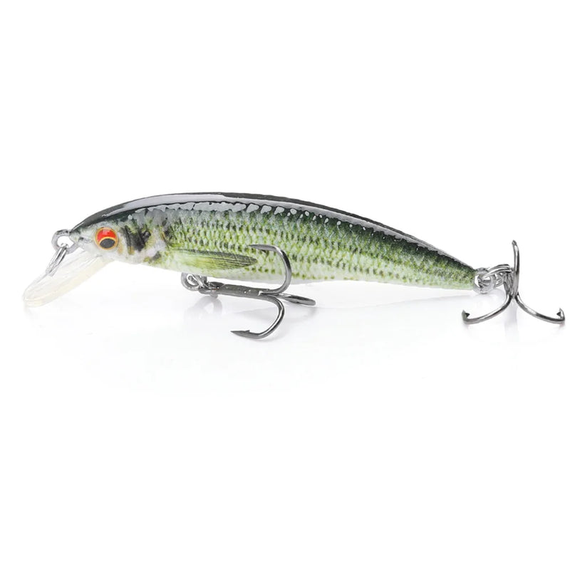 Vtavta 5cm/7cm/9cm preto minnow wobbler pique biônico carpa isca de pesca artificial para pesca crankbait flutuante minnow isca