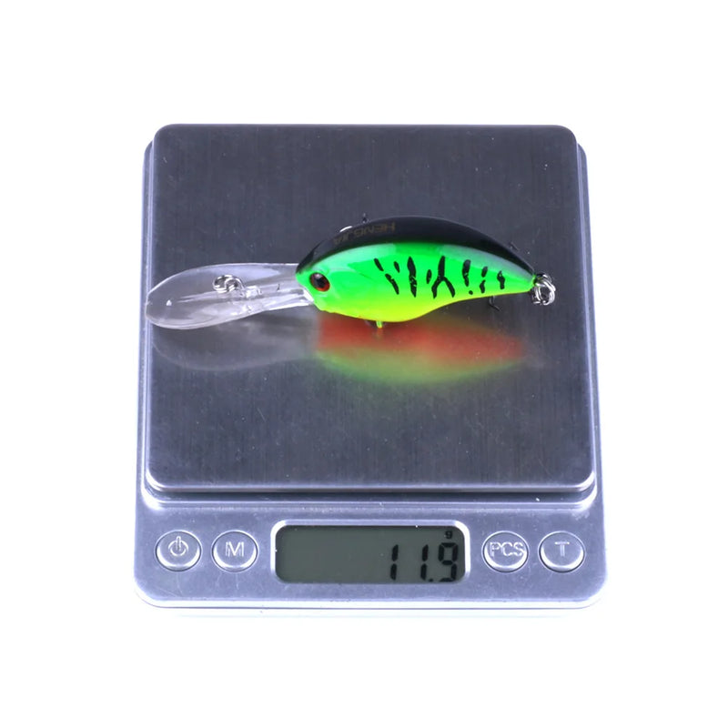 Hengjia 13g 9cm iscas de pesca rock manivela isca crankbait minnow baixo ganchos agudos nadar isca dura iscas wobbler longa língua grande