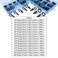 Kit de reparo de ponta guia de vara de pesca, 24 ~ 230 peças, guia de construção de vara, anel cerâmico de aço inoxidável, caixa de pesca de água doce e salgada