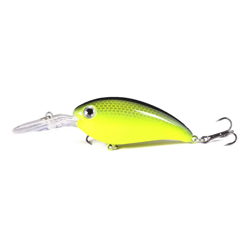 Hengjia-Artificial Fishing Lure, Crank Isca, Wobbler Lure, Isca Minnow, Baixo, Pike, Trolling, 10cm, 14g
