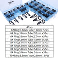 Kit de reparo de ponta guia de vara de pesca, 24 ~ 230 peças, guia de construção de vara, anel cerâmico de aço inoxidável, caixa de pesca de água doce e salgada