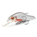 GOBASS 50/70/90mm Crankbait Isca De Pesca Preto Minnow Spinning Iscas Para Pesca Flutuante Wobbler Para Pique Japão Isca Artificial