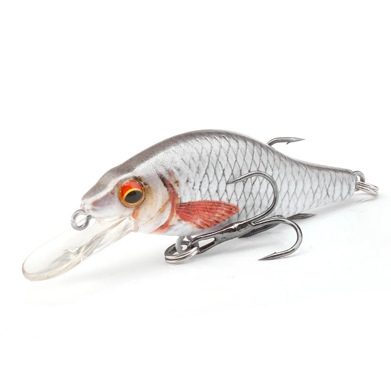 GOBASS 50/70/90mm Crankbait Isca De Pesca Preto Minnow Spinning Iscas Para Pesca Flutuante Wobbler Para Pique Japão Isca Artificial