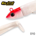 Hunthouse-isca minnow preto para pesca, isca de silicone macio com cabeça de gabarito, wobblers para lúcio e baixo, 7g/12g/25g/40g/60g/90g/120g