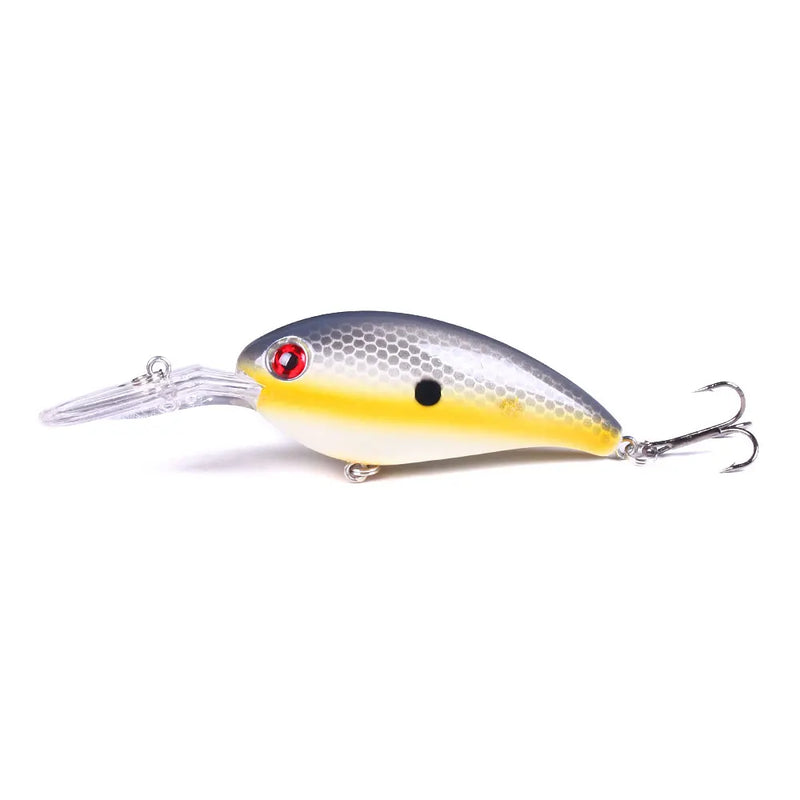 Hengjia-Artificial Fishing Lure, Crank Isca, Wobbler Lure, Isca Minnow, Baixo, Pike, Trolling, 10cm, 14g