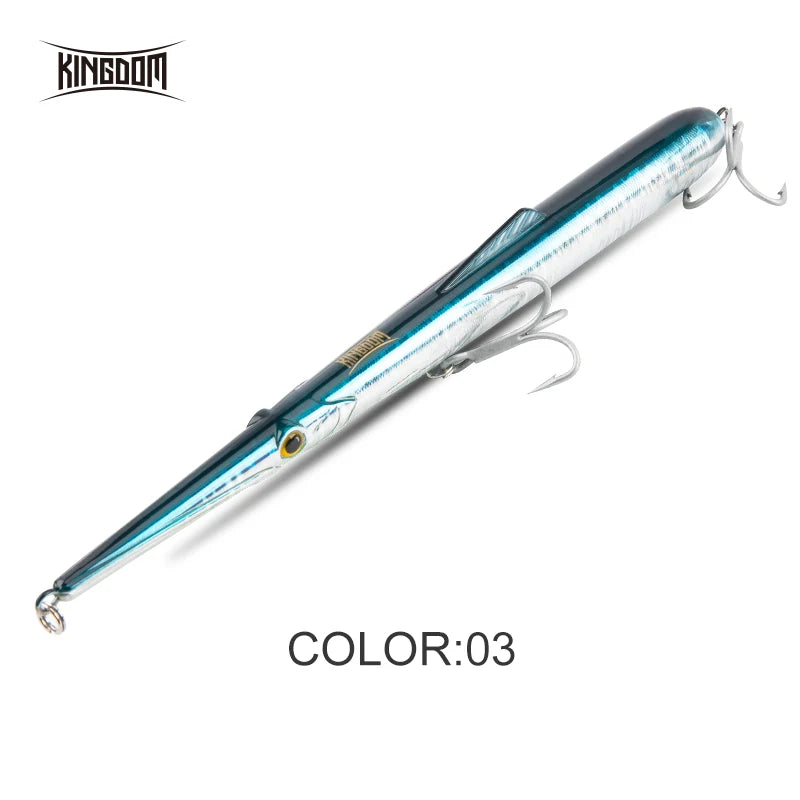 Reino afundando flutuante iscas de pesca lápis wobblers duros iscas artificiais 11g 13g 30g 40g acessórios de pesca iscas de água salgada