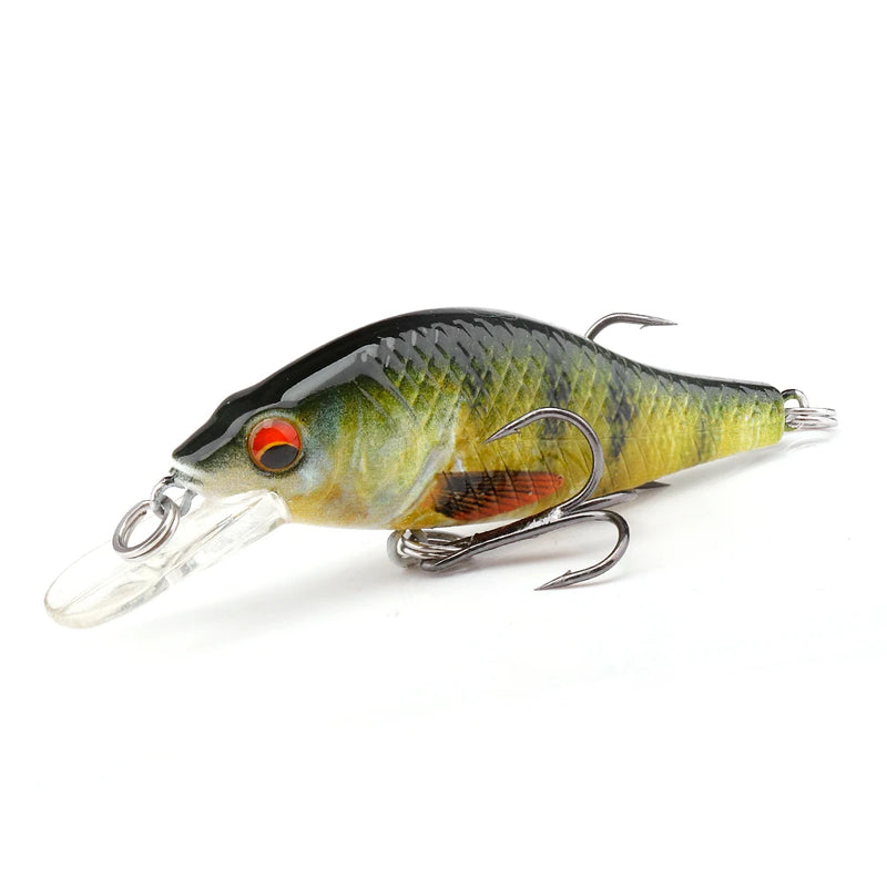 GOBASS 50/70/90mm Crankbait Isca De Pesca Preto Minnow Spinning Iscas Para Pesca Flutuante Wobbler Para Pique Japão Isca Artificial