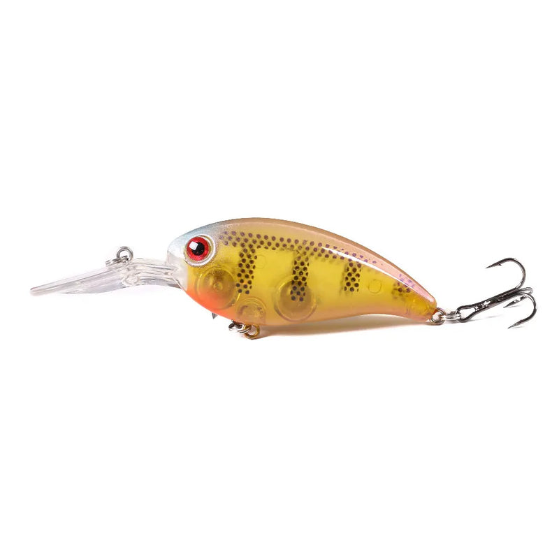 Hengjia-Artificial Fishing Lure, Crank Isca, Wobbler Lure, Isca Minnow, Baixo, Pike, Trolling, 10cm, 14g