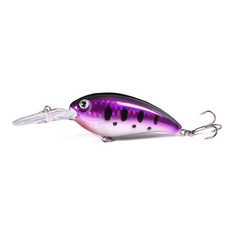Hengjia-Artificial Fishing Lure, Crank Isca, Wobbler Lure, Isca Minnow, Baixo, Pike, Trolling, 10cm, 14g