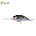 Hengjia 12.5cm 20.5g crankbait leurre isca de pesca pique carpa pesca artificial duro isca wobbler crankbait equipamento de pesca