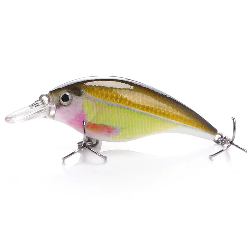 Trehoook 6cm 10g preto minnow truta iscas de pesca duro flutuante wobbler crankbait jerkbait artificial baixo truta isca de pesca