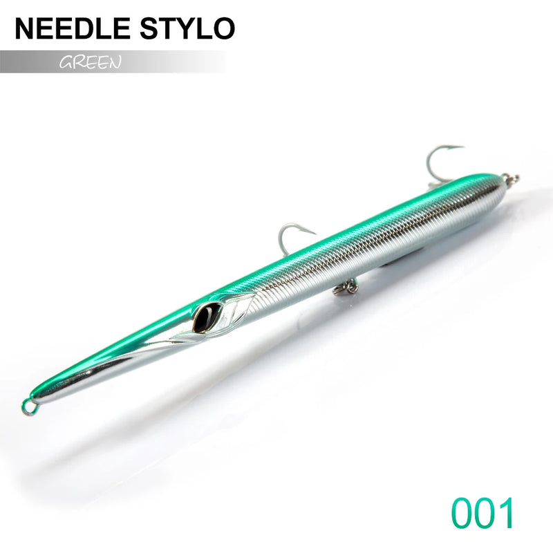 Hunthouse-isca de pesca com peixinho de couro, lápis de fundição longa, isca artificial de 205/180/160mm, peixes de carpas de profundidade