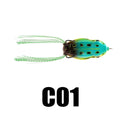 Seaknight sk403 isca de pesca macia, de 1 peça 6.5g 45mm, com cabeça de cobra, flutuante, de borracha, isca de pesca