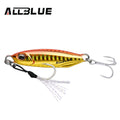 Allblue-metal pesca isca drager, isca artificial para a pesca do robalo, colher gabarito, 15/30g, novo