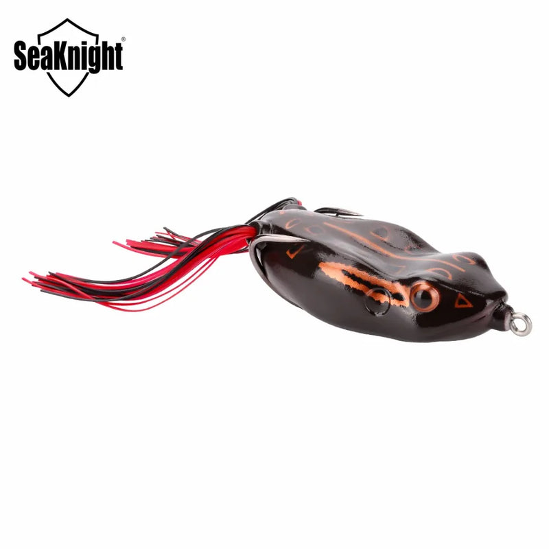 Seaknight sk403 isca de pesca macia, de 1 peça 6.5g 45mm, com cabeça de cobra, flutuante, de borracha, isca de pesca