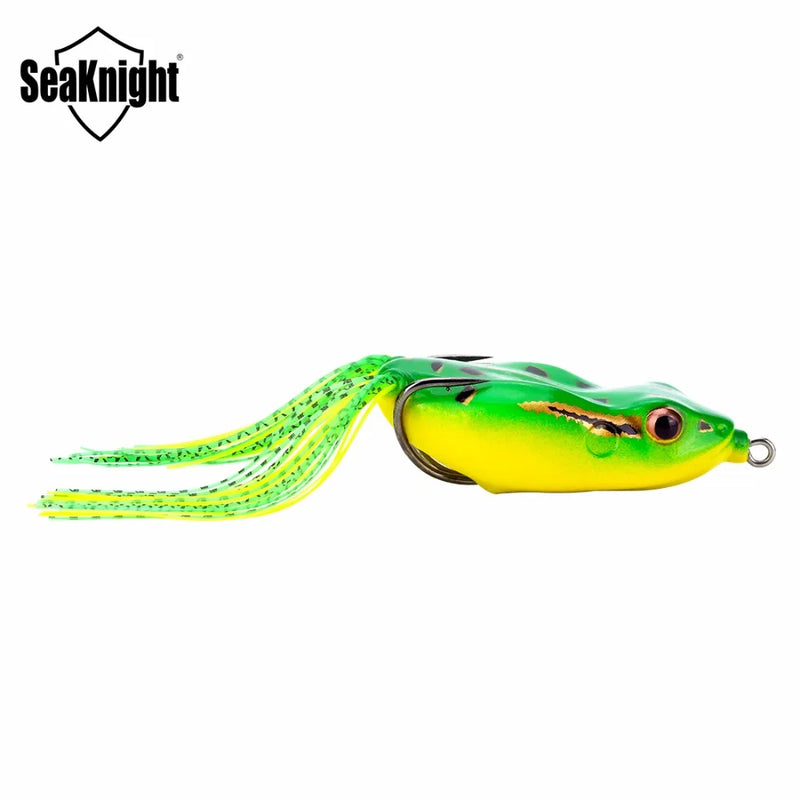 Seaknight sk403 isca de pesca macia, de 1 peça 6.5g 45mm, com cabeça de cobra, flutuante, de borracha, isca de pesca