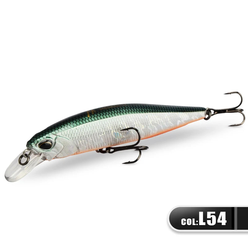 MEREDITH-JERK MINNOW Fishing Lure, isca dura, flutuante Wobbler, Profundidade Profissional Qualidade, 100F, 14g, 24 Cor, 0.8-1.0m