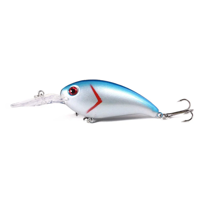 Hengjia-Artificial Fishing Lure, Crank Isca, Wobbler Lure, Isca Minnow, Baixo, Pike, Trolling, 10cm, 14g