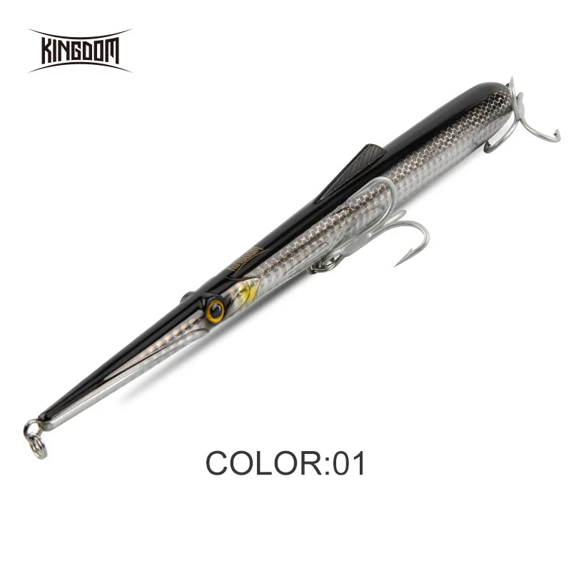 Reino afundando flutuante iscas de pesca lápis wobblers duros iscas artificiais 11g 13g 30g 40g acessórios de pesca iscas de água salgada