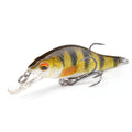 GOBASS 50/70/90mm Crankbait Isca De Pesca Preto Minnow Spinning Iscas Para Pesca Flutuante Wobbler Para Pique Japão Isca Artificial