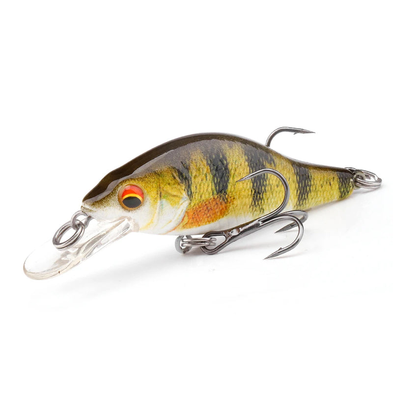 GOBASS 50/70/90mm Crankbait Isca De Pesca Preto Minnow Spinning Iscas Para Pesca Flutuante Wobbler Para Pique Japão Isca Artificial