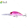 Hengjia 12.5cm 20.5g crankbait leurre isca de pesca pique carpa pesca artificial duro isca wobbler crankbait equipamento de pesca