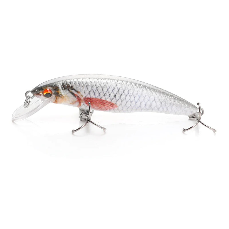 Vtavta 5cm/7cm/9cm preto minnow wobbler pique biônico carpa isca de pesca artificial para pesca crankbait flutuante minnow isca