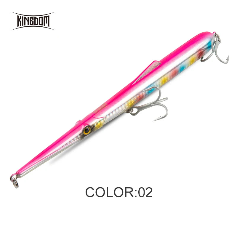 Reino afundando flutuante iscas de pesca lápis wobblers duros iscas artificiais 11g 13g 30g 40g acessórios de pesca iscas de água salgada