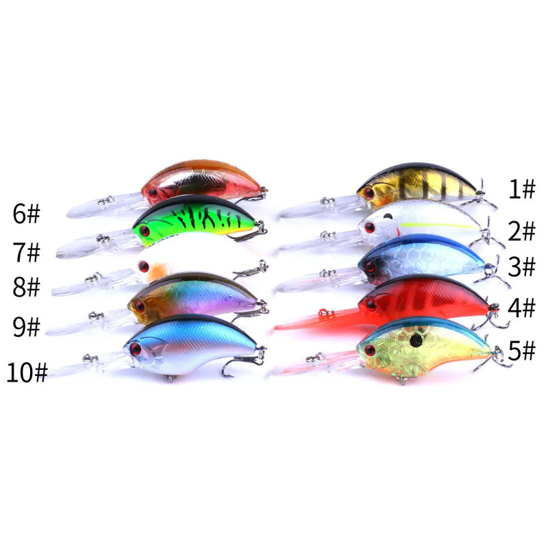Hengjia 13g 9cm iscas de pesca rock manivela isca crankbait minnow baixo ganchos agudos nadar isca dura iscas wobbler longa língua grande