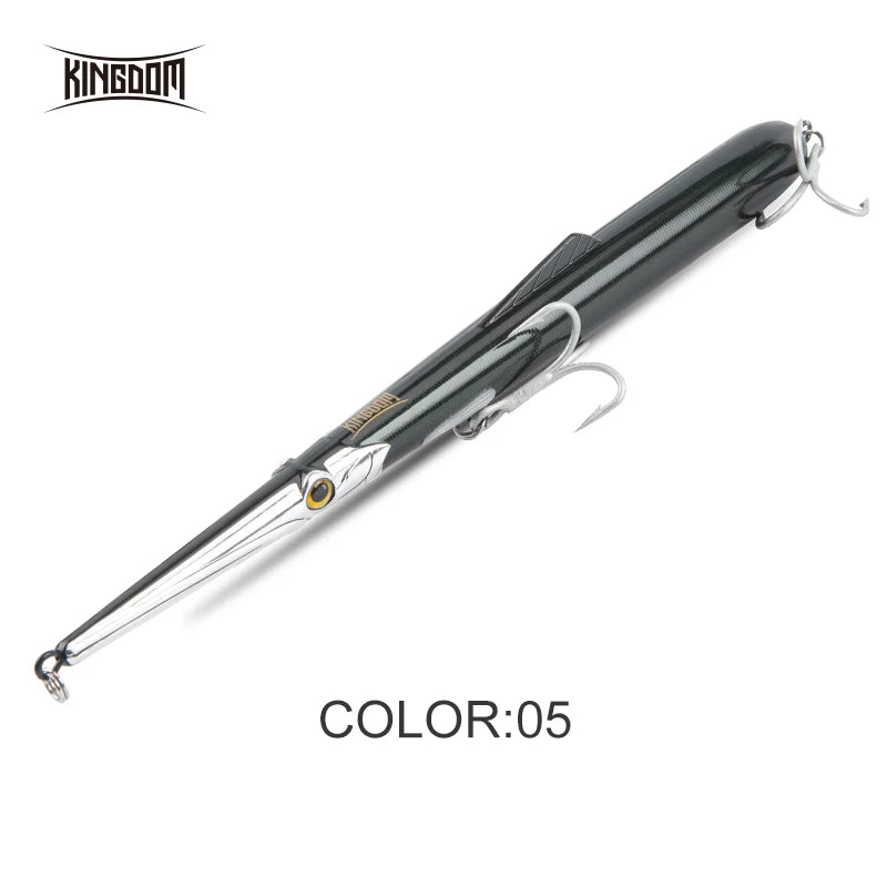 Reino afundando flutuante iscas de pesca lápis wobblers duros iscas artificiais 11g 13g 30g 40g acessórios de pesca iscas de água salgada