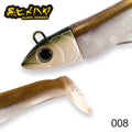 Hunthouse-isca minnow preto para pesca, isca de silicone macio com cabeça de gabarito, wobblers para lúcio e baixo, 7g/12g/25g/40g/60g/90g/120g