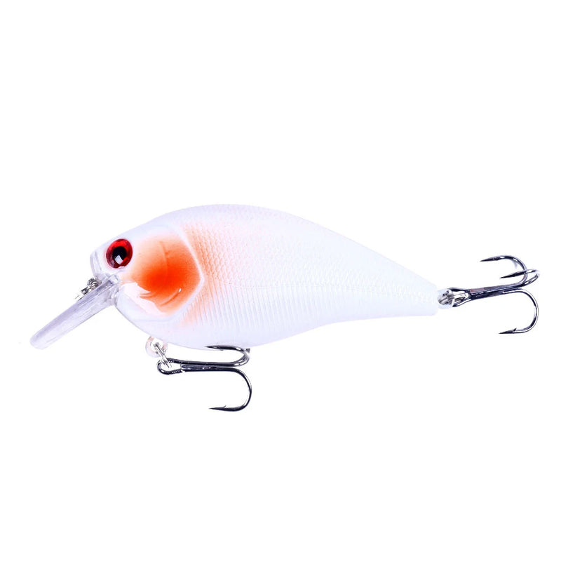 HENGJIA 1 peça 8.5cm 15g chocalho mergulho raso crankbait artificial wobbler para baixo pique isca dura isca de pesca equipamento 6 cores