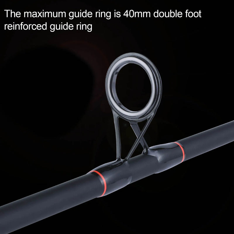 Sougayilang vara de pesca de carpa, 3m, 3.6m, fibra de carbono de alta qualidade, 3.5lb, portátil, 6/7 seções, vara alimentadora giratória para água doce