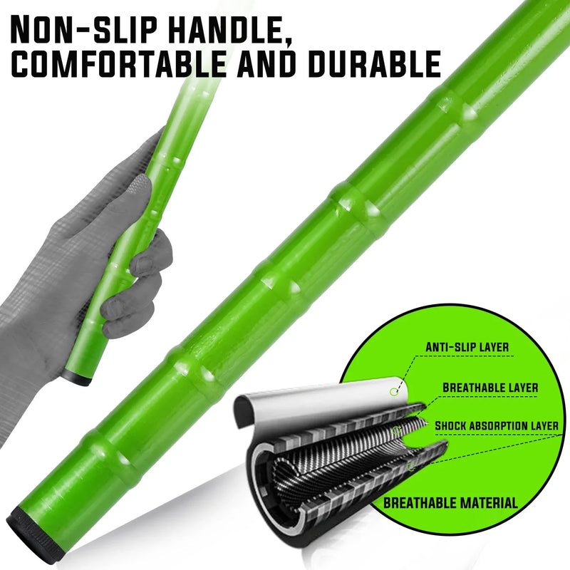 Sougayilang vara de pesca da carpa 2.7/3.6/4.5/5.4m fibra de carbono dura portátil ultra leve pólo telescópico max arraste 5kg ferramentas de pesca