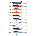 Popper conjunto de isca de pesca 11cm/14g artificial topwater isca dura rotativa wobblers enfrentar acessórios de isca de pesca 5/10 pçs pesca
