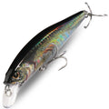 Afundando minnow 19g flutuante jerkbait 15g isca de pesca ganchos agudos swimbait pesca popper enfrentar wobbler manivela isca artificial