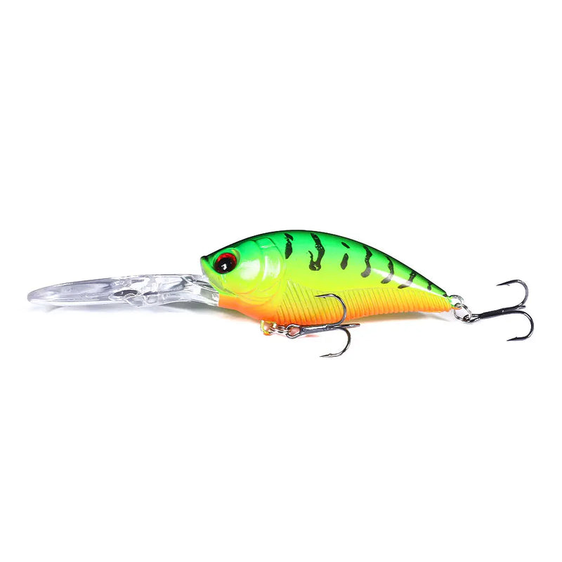 Hengjia 12.5cm 20.5g crankbait leurre isca de pesca pique carpa pesca artificial duro isca wobbler crankbait equipamento de pesca