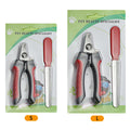 Cortador de unhas profissional para animais de estimação, aço inoxidável, aparador de unhas para cães e gatos, economia de trabalho, conveniente, suprimentos para tosa de cães