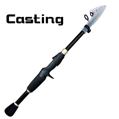 1.6-2.4m varas de pesca telescópicas ultraleve peso fiação fundição pólo de carbono acessórios de pesca isca peso 10-30g