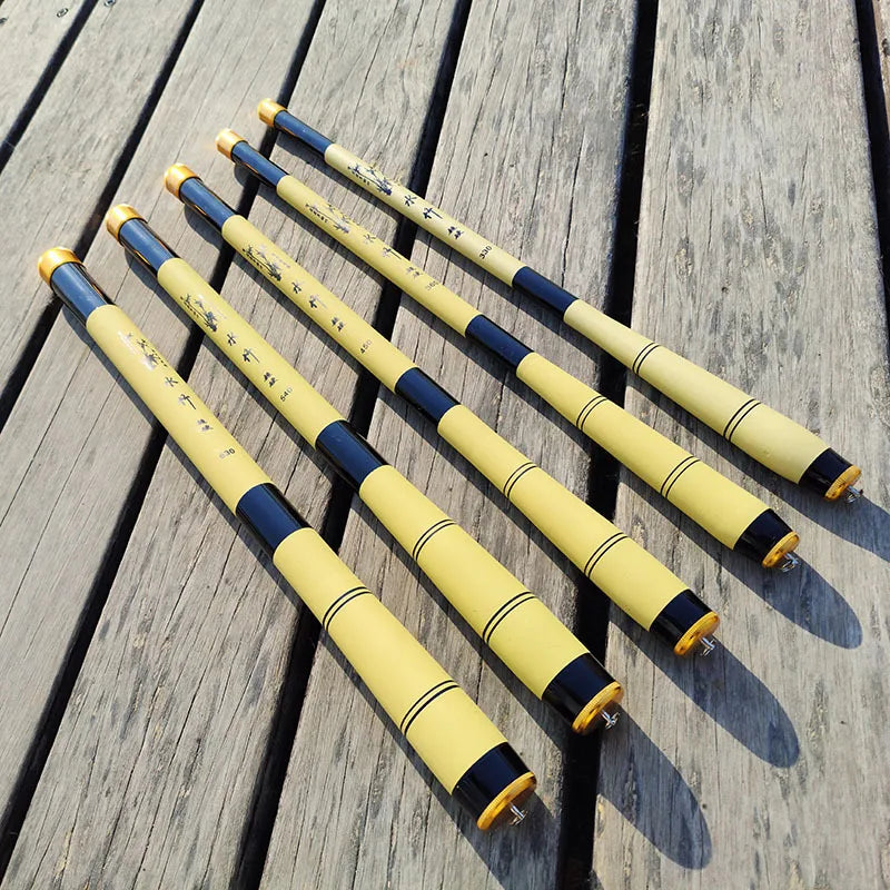 Goture-Ultraleve Vara De Pesca Telescópica, Alimentador De Fibra De Carbono Duro, Pesca Da Carpa, Pólo De Corrente De Água Doce, 1.8m-3.0m, Tenkara