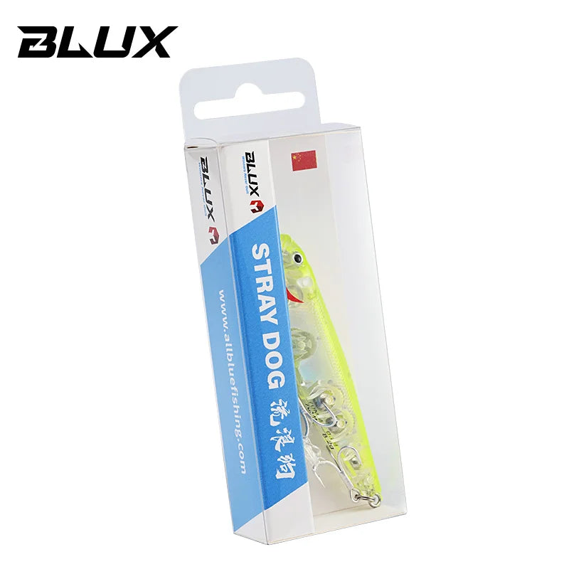 Blux stray cão topwater lápis 70mm 8.2g superfície walker isca de pesca caminhada o cão artificial água salgada baixo isca dura enfrentar
