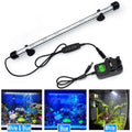 18-48cm led luzes do aquário à prova dwaterproof água luz do tanque de peixes pode ser escurecido lâmpada submersível com temporizador ligar/desligar automático decoração subaquática 3 modos